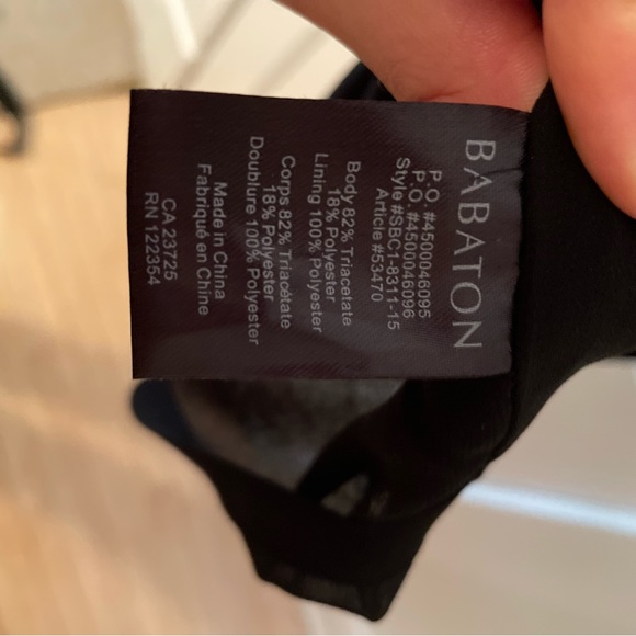 BABATON by ARITZIA Jameson Minimalist LBD Dress - Picture 4 of 5